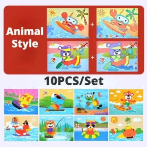 3D EVA Animal Stickers