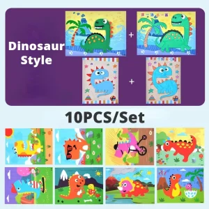 Kids Dinosaur Foam Puzzle Set